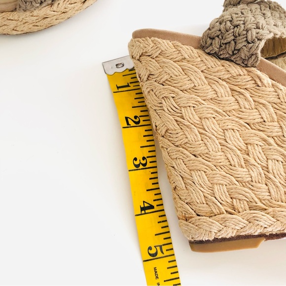 STUART WEITZMAN ALEX Green Crisscross Espadrille Wedges - Picture 12 of 15